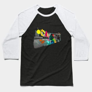 South Bronx Graffiti Street NYC Baseball T-Shirt